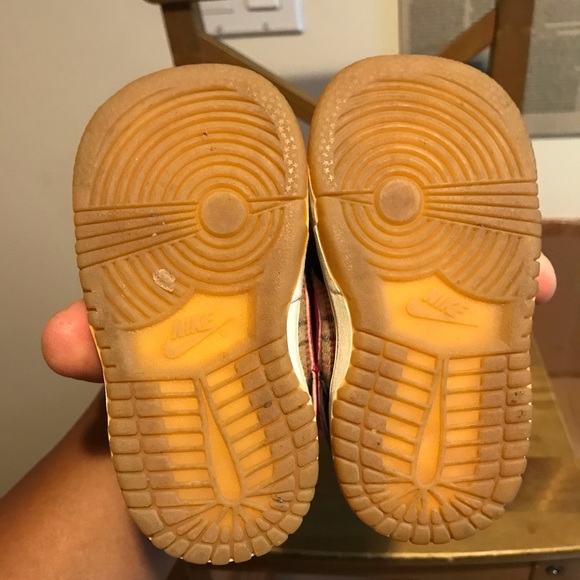 Nike Dunk Low Infant 4C Burberry plaid - Picture 5 of 7